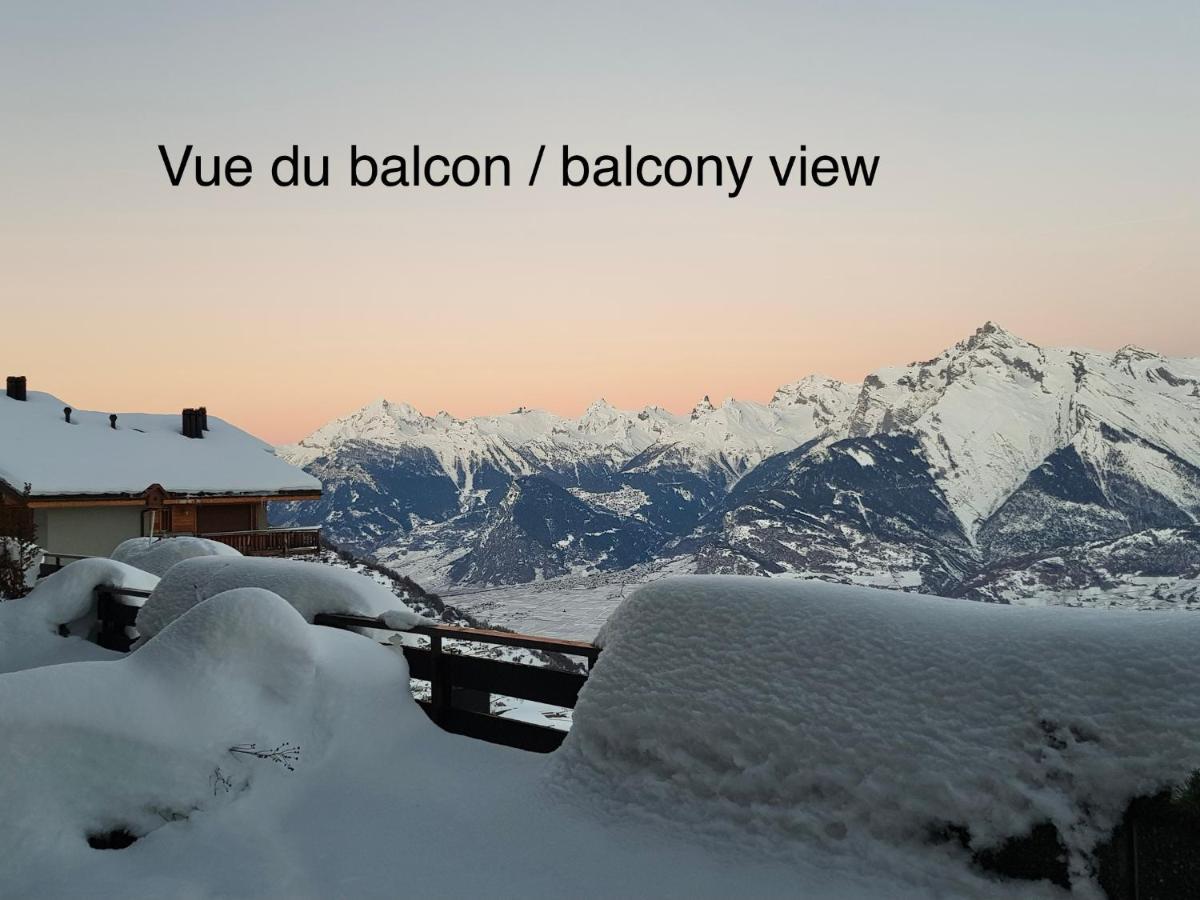 Studios Bellevue 1 Et 2, Ski Lift 150M Veysonnaz Exterior photo