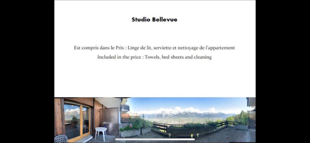 Studios Bellevue 1 Et 2, Ski Lift 150M Veysonnaz Exterior photo